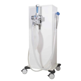 Baldus Analog -70 Oxygen-Nitrous Oxide Mixer Sedation Unit with Encased Cart
