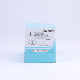 Johnson & Johnson Ethicon Mersilk Suture - USP 1-0 NW5062 Pack of 12