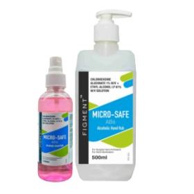 MICRO-SAFE AB6 HAND RUB ETHANOL 61% W/V & CHG